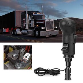 Dexepe USB Truck Simulator Shifter Compatible with Logitech G29 G27 G25 TH8A Gearshift Knob Compatible with ATS ETS2 Sim Racing Games PC Racing Shifter Black