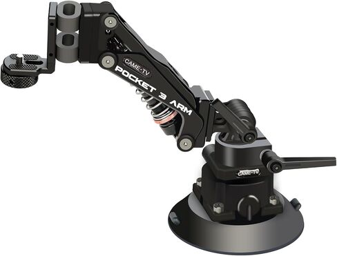 Came-TV Camera Suction Mount Suction, Multifunctional Shock Absorber Arm Video Stabilizer for Pocket 2, Pocket 3, OSMO, Cup Camera Mount, 1/4" Mounting Holes Car Mount & for 360 Action Camera in Saudi Arabia