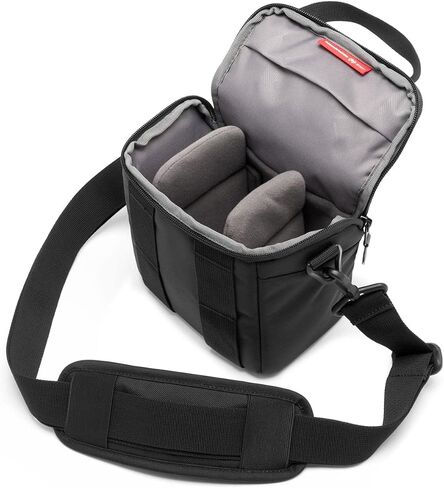 Manfrotto Advanced Shoulder Bag S III, Camera Bag for Mirrorless Camera with Lens, Camera Case with Tripod Mount and Rain Cover, Photography Accessories in Saudi Arabia