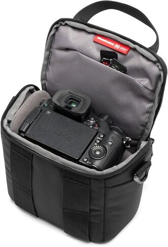 Manfrotto Advanced Shoulder Bag S III, Camera Bag for Mirrorless Camera with Lens, Camera Case with Tripod Mount and Rain Cover, Photography Accessories in Saudi Arabia