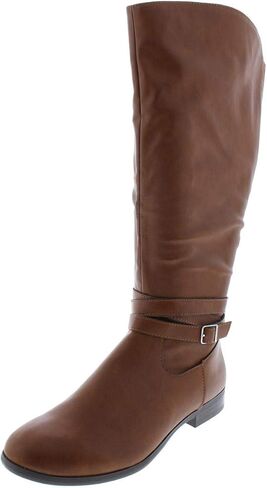 Style & Co. Womens Keppur Faux Leather Knee-High Riding Boots in Saudi Arabia