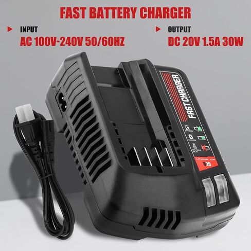 Munikind V20 CMCB104 Fast Battery Charger Replacement for Craftsman 20v Charger Compatible with Craftsman V20 Lithium Battery CMCB201 CMCB202 CMCB204 CMCB205 CMCB206 in Kuwait