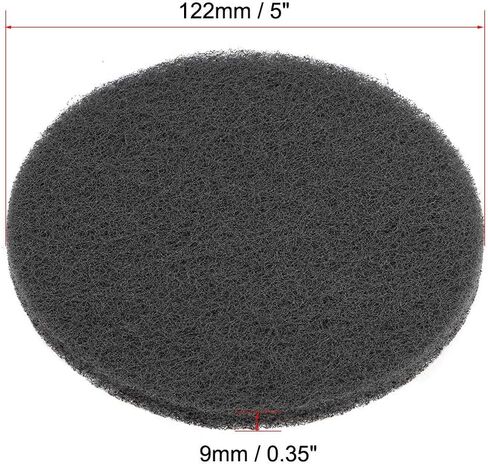 uxcell 5 Inch 800 Grit Drill Power Brush Tile Scrubber Scouring Pads Cleaning Tool 2pcs in Saudi Arabia