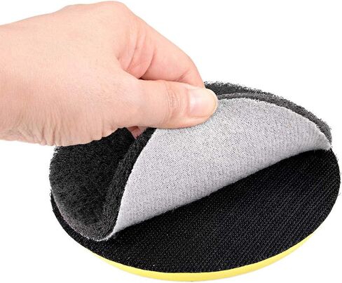 uxcell 5 Inch 800 Grit Drill Power Brush Tile Scrubber Scouring Pads Cleaning Tool 2pcs in Saudi Arabia