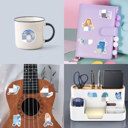 100pcs Pop Singer Stickers, Waterproof Album Female Singer Music Sticker Laptop Decals, Cute Vinyl Sticker Decals for Water Bottle Phone Fridge Guitar Party Favors Gift Sticker for Kid Teen Girl Fans in Saudi Arabia