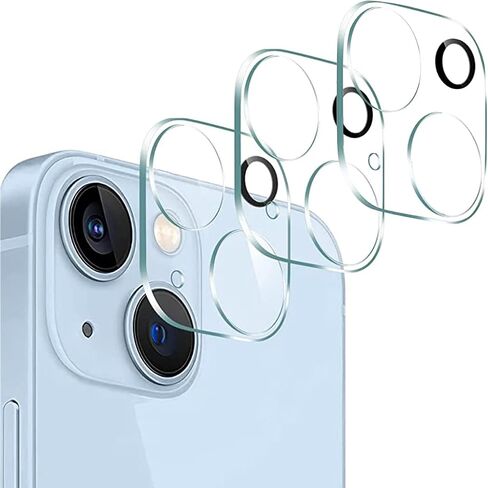 6PCS Rear Back Camera Lens Protector Tempered Glass for iPhone 16 Pro Max iPhone 15 Pro Max iPhone 16 Pro iPhone 15 Pro - HD Clear Full Coverage Guard in Saudi Arabia