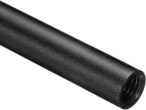 PATIKIL 2 Inch 15mm Rod, Camera Rods with M12 Female Thread Aluminum Alloy for 15mm Rail Support System, Black in Saudi Arabia
