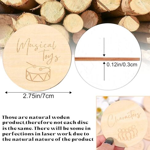 علامات تخزين صندوق الألعاب من WAUAO - لافتة خشبية للدرج، ديكور الحضانة/غرفة اللعب، علامات تخزين الصناديق، تنظيم غرفة اللعب، لافتات ألعاب غرفة اللعب in Kuwait