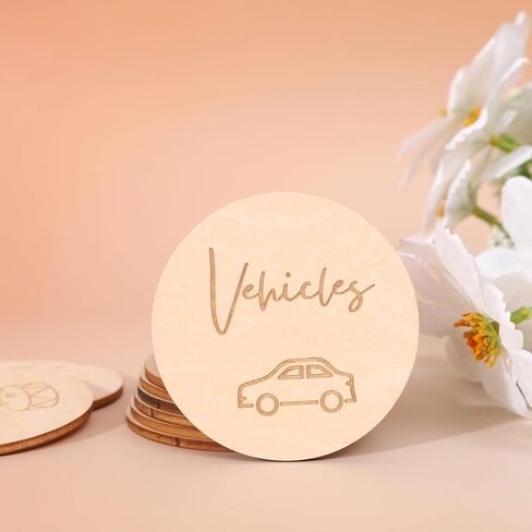 علامات تخزين صندوق الألعاب من WAUAO - لافتة خشبية للدرج، ديكور الحضانة/غرفة اللعب، علامات تخزين الصناديق، تنظيم غرفة اللعب، لافتات ألعاب غرفة اللعب in Kuwait