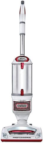 مكنسة Shark NV501 Rotator الاحترافية القابلة للرفع مع فلتر HEPA، توجيه دوار، مصابيح أمامية LED، أداة تنجيد واسعة، فرشاة غبار وأداة شق، أبيض/أحمر، 12، 18، 14. in Kuwait