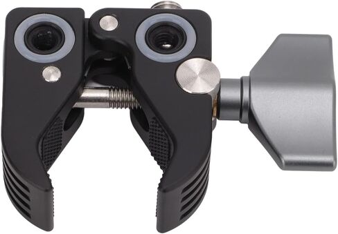 ASHATA Super Camera Clamp Mount، متعدد الوظائف، مشبك تثبيت عالمي SLR مايكرو كاميرا واحدة للتصوير الفوتوغرافي من سبائك الألومنيوم مشبك ثابت للتوسيع، مع فتحات مسامير 1 4 3 8 بوصة in Saudi Arabia