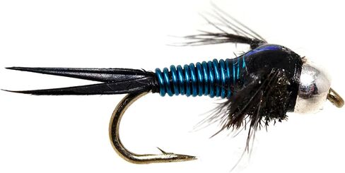 Outdoor Planet Premium Fly Fishing Flies Kit Fly Assortment Trout Bass Fishing | Dry Flies, Wet Flies, Nymphs, Hopper, Caddis, Worm | Trout, Bass, Steelhead Fishing in Kuwait