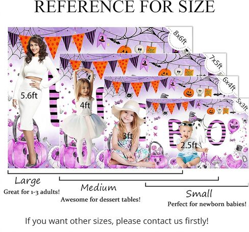 Mocsicka Halloween Baby Shower Birthday Backdrop A Little Boo is Almost Due Party Decoration Trick or Treat Ghost Spooky Boo Halloween Background Props (7x5ft (82x60 inch), Pink) in Saudi Arabia