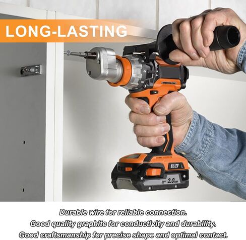 8 عبوات 445861-03/445861-25 استبدال فرش الكربون للمحرك الكهربائي المتوافقة مع كابل Dewalt/Black & Decker/Porter DW402 DW421 DW887 in Kuwait