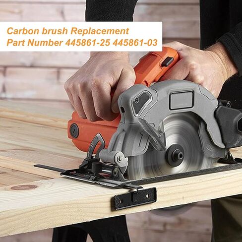 8 عبوات 445861-03/445861-25 استبدال فرش الكربون للمحرك الكهربائي المتوافقة مع كابل Dewalt/Black & Decker/Porter DW402 DW421 DW887 in Kuwait