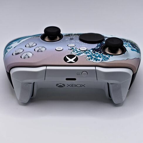 Platinum Controllers Custom Elite Series 2 Controller Compatible With Xbox One, Xbox Series S and Xbox Series X (The Great Wave) in Saudi Arabia