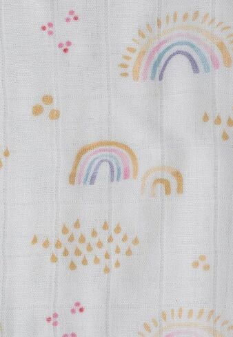 لحاف موسلين ديلوكس من ليتل يونيكورن | 100% رايون موسلين من الخيزران | الأطفال والرضع | كبير 47×47 in Kuwait