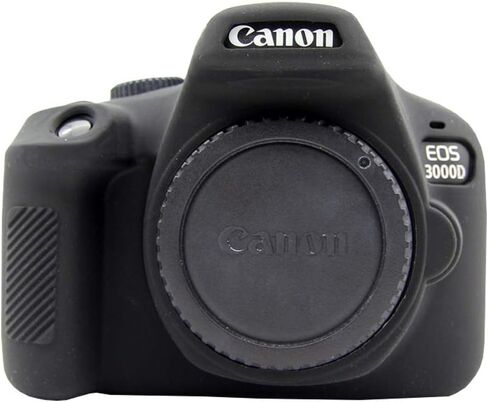 Easy Hood Camera Case for Canon EOS 4000D / Rebel T100 Digital Camera, Anti-Scratch Soft Silicone Rubber Protective Cover Protector Skin for Canon EOS 3000D 4000D DSLR Camera in Kuwait