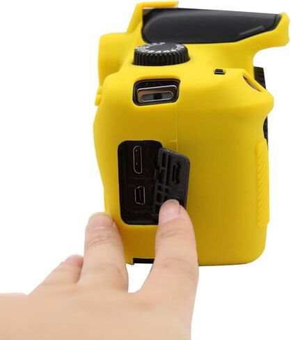 Easy Hood Camera Case for Canon EOS 4000D / Rebel T100 Digital Camera, Anti-Scratch Soft Silicone Rubber Protective Cover Protector Skin for Canon EOS 3000D 4000D DSLR Camera in Kuwait