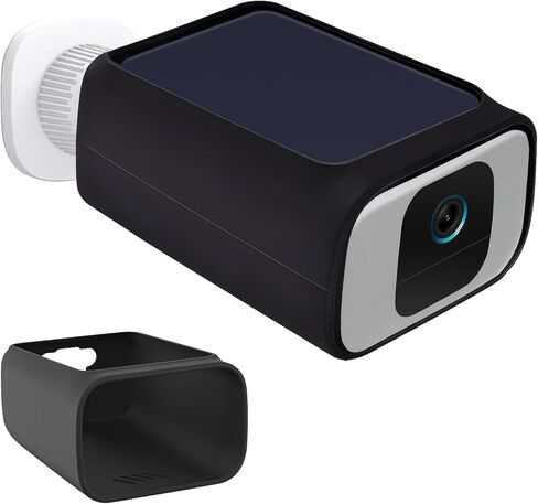 for Eufy Security S230 SoloCam S40 Case Cover Waterproof & Dustproof Silicone Protective Camouflage Camera Skin for Eufy SoloCam S40 (Black) in Kuwait