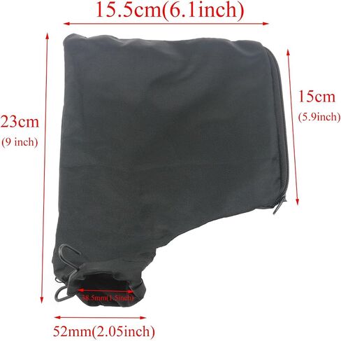 Meuey Lyot- Black MiterSaw Dust Collection Hood Sawdust Collection Bag Table Saw Dust Collector Bag for Saw Groove with Sander Edge Planer Model 255 Dust Bag with Zipper 2PCS in Saudi Arabia