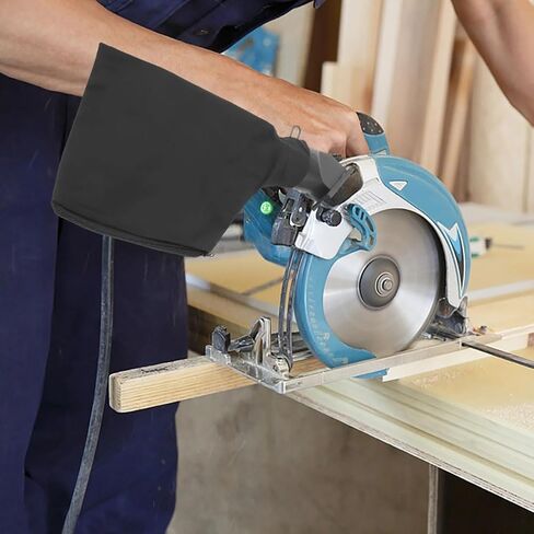 Meuey Lyot- Black MiterSaw Dust Collection Hood Sawdust Collection Bag Table Saw Dust Collector Bag for Saw Groove with Sander Edge Planer Model 255 Dust Bag with Zipper 2PCS in Saudi Arabia