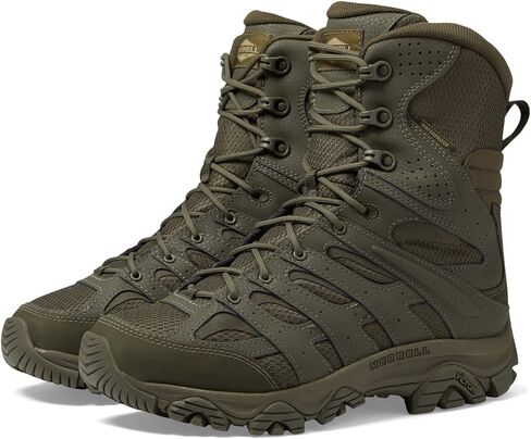 حذاء Merrell الرجالي Moab 3 التكتيكي مقاس 8 بوصات بسحاب مقاوم للماء، حذاء عسكري داكن Coyote، 5.5 in Kuwait