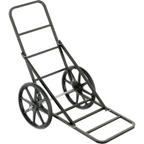 THUNDERBAY Folding Deer Game Cart, 500lbs Heavy Duty Steel Hunting Game Cart with 2 Wear-Resistant Rubber Wheels for Luggage Firewood Deer Animal