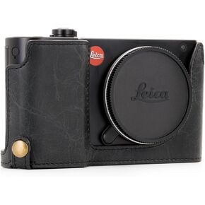 MegaGear MG1285 Leica TL2, TL Ever Ready Genuine Leather Camera Half Case with Battery Access
