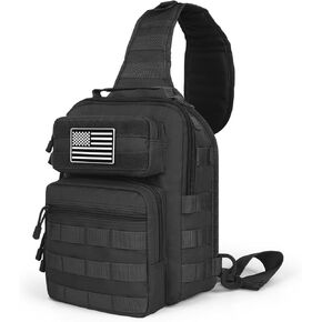 HAOMUK Tactical Sling Bag Backpack Military Rover Shoulder Sling Pack Small EDC Crossbody Chest Bag for Men