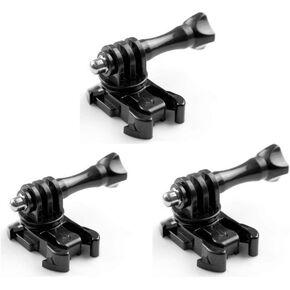 3 Pcs 360 Degree Rotate Screw Swivel Mount Helmet Strap Buckle Adapter Holder Mount for GoPro Hero 12/11/10/9/8/7/6/5 Black, DJI Osmo Action Cameras