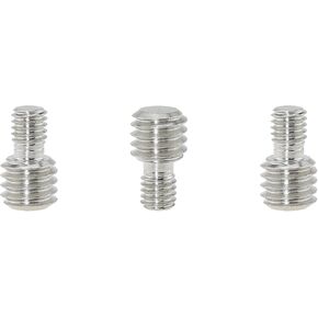 3PCS M6 Male to 3/8 Male Tripod Screw Adapter Camera Metal Screw for Photographic Equipment Binoculars Lamp Holder