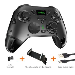 citnh wireless gaming controller for pc, Hall trigger/Hall joystick/vibration body sensor/rgb lighting pc controller, suitable for pc/ios/android/switch