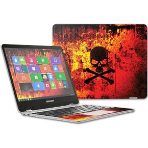 MightySkins Skin Compatible with Samsung Chromebook Plus 12.3"(2017 - Bio Skull | Protective, Durable, and Unique Vinyl Decal wrap Cover | Easy to Apply, Remove, and Change Styles | Made in The USA