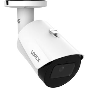 Lorex 4K 8MP IP Bullet PoE Wired Security Camera - Indoor/Outdoor IP67 Weatherproof, Color Night Vision, Long-Range IR, Smart Motion Detection (Person/Vehicle) & Listen-in Audio