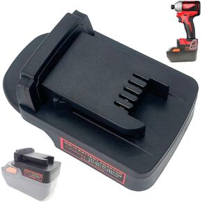 Adapter Converter for Ridgid AEG 18V Hyper Li-ion Battery to Milwaukee M18 18V Lithum Power Tool Battery