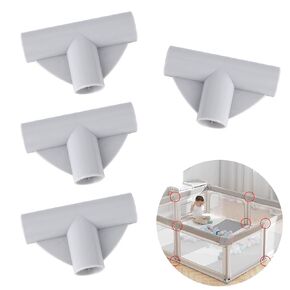 Baby Playpen Parts T-Shaped Joint, Baby Playpen Accessories for Baby Play Yard Baby, Playpen Replacement Connectors, (4 Pcs/Diameter2.5cm)