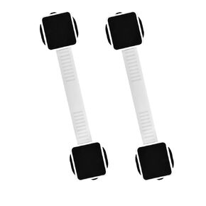 6 Pack Baby Proofing Cabinet Locks,Child Safety Latches Lock with Adhesive,No Drilling and Adjustable Strap Length for Drawers,Fridge,Dishwasher,Toilet Seat,Cupboard,Oven