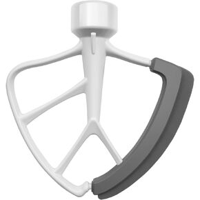 KITCHPOWER 6 Quart Flex Edge Beater for KitchenAid Bowl-Lift Stand Mixers, Kitchenaid Paddle Attachment Mixer Accessory