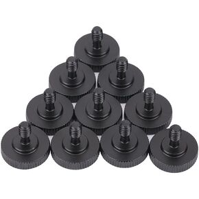 10Pcs Camera Quick Release Thumb Screw Tripod L Type Bracket 1/4" Male to FGemale Screw Mount Adapter for Camera Flash Bracket