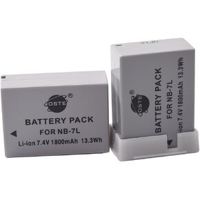 DSTE Replacement for 2X NB-7L Li-ion Battery Compatible Canon PowerShot G10 G11 G12 SX30 is Digital Camera