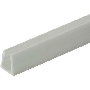 Outwater Plastics White 1/4'' Styrene Plastic U-Channel/C-Channel 36 Inch Lengths (Pack of 4)