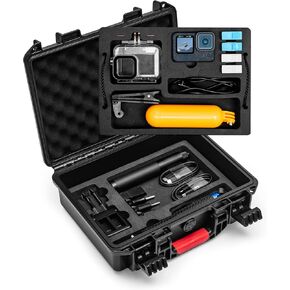 Tomat Hard Case for Gopro Hero 12/11 Waterproof Travel Case Creator Edition/Volta/Media Mod,Shockproof Carrying Case for Gopro Hero 12 Accessories