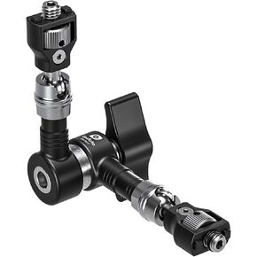 Leofoto AM-5 Kit Versa Magic Arm Heavy-Duty | Anti-Twist Adapter | 1/4th and 3/8" Mounting Screws