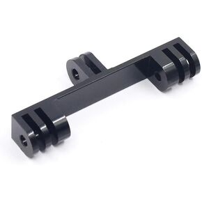 Aluminum Dual Twin Mount Adapter for GoPro 11/10/9/8/7/6/5 Black,Session 5/4 Action Cameras