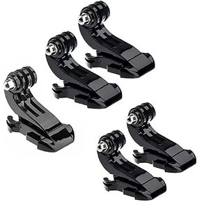 Action Mount® - 5 pcs J-Hook Set for GoPro Mounts. Easily Connect Action Camera or Phone Adapter to GoPro Style Accessories. (5pcs J-Hook Clip)