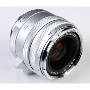 Voigtländer Voigtlander VM 28mm f/1.5 Nokton Asph Type I Matte Silver