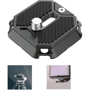 FALCAM F38 Anti Deflection Quick Release Plate for Camera,Compatible with Arca-Swiss Specification Base Can be Attached to Shoulder Straps