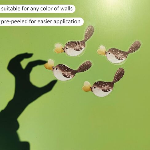 32 PCS Modern Farm Animals Wall Decals Peel and Stick, PVC Watercolor Nursery Wall Sticker, Goose Wall Art Decor Decal for Kids Bedroom Playroom Living Room Baby Room Classroom Decor in Kuwait