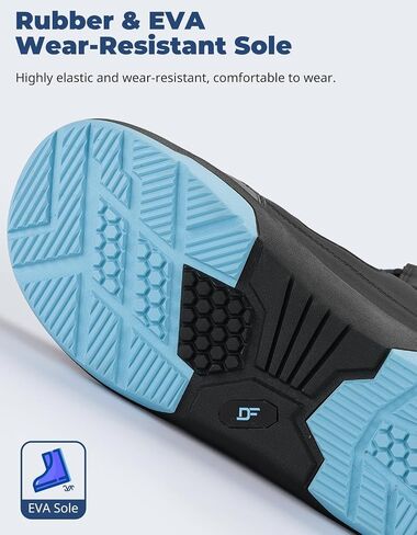 DEERFAMY Snowboard Boots Men Step on, Black in Saudi Arabia